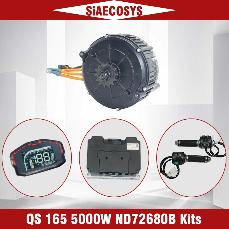 QS MOTOR QS165 V2 5000W 72V 35 - Mid Drive Motor Kit 72V 5000W 评论和价格